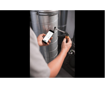 Смарт-зонд testo 410 i - Анемометр с крыльчаткой с Bluetooth, управляемый со смартфона/планшета
