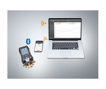 testo 557s Комплект 1 - Умный цифровой манометрический коллектор и беспроводные зонды вакуума и температуры