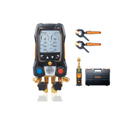 testo 557s Комплект 1 - Умный цифровой манометрический коллектор и беспроводные зонды вакуума и температуры